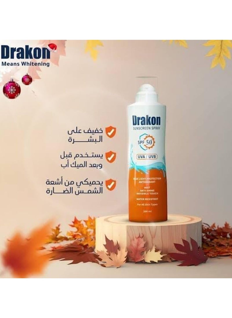 Drakon, SunScreen Spray- 200Ml 1+1