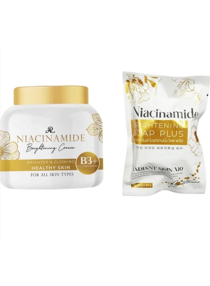 جي أس صابون تفتيح بالاضافة الى كريم تفتيح النياسيناميد - Image 2