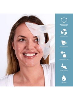 WRINKLES SCHMINKLES Facial Plumping Sheet Mask Infused With Antiaging Collagen Peptides Vitamin B3 & Hyaluronic Acid 1 Count  - Image 2