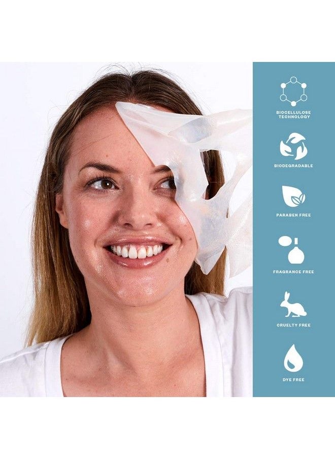 WRINKLES SCHMINKLES قناع ورقي لنفخ الوجه غني بببتيدات الكولاجين المضادة للشيخوخة وفيتامين ب 3 وحمض الهيالورونيك، 1 قطعة  - Image 2