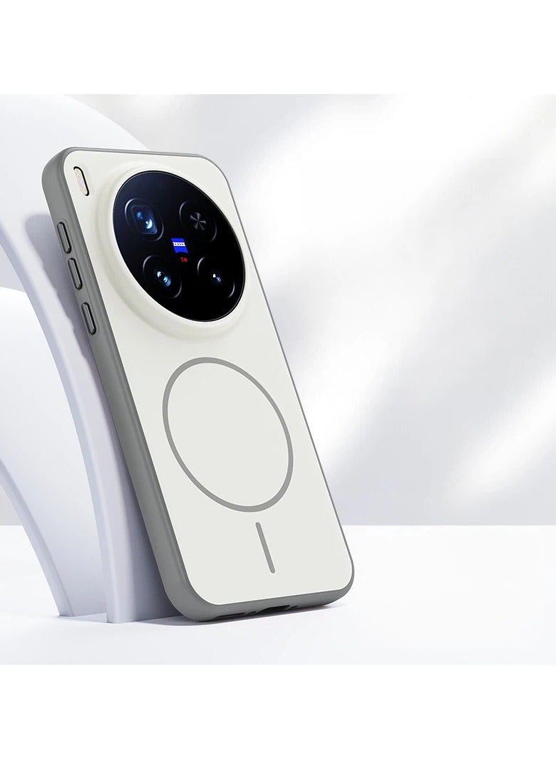 عام غلاف متوافق مع VIVO X300 Pro 2025، 【متوافق مع Mag-Safe】، حماية شاملة، مزيج من ظهر صلب من الـPC وإطار ناعم من الـTPU، غلاف واقي رفيع بملمس مات مقاوم للسقوط - Image 1