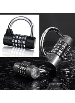 Digital Lock for School Locker 5 Digit, Gym, Travel Suitcase, Filing Cabinet, Fence, Toolbox, Suitcase, Zinc Alloy, Waterproof with Durable Structure