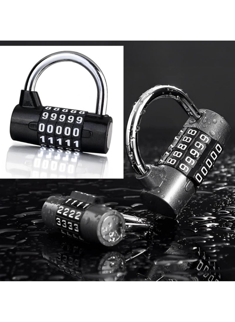 amazing.EGP - Digital Lock for School Locker 5 Digit, Gym, Travel Suitcase, Filing Cabinet, Fence, Toolbox, Suitcase, Zinc Alloy, Waterproof with Durable Structure - Image 1