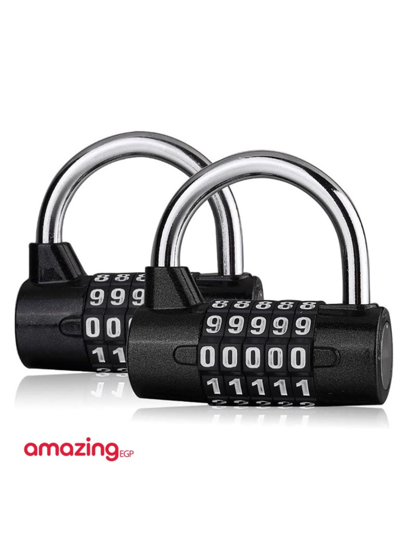 amazing.EGP - Digital Lock for School Locker 5 Digit, Gym, Travel Suitcase, Filing Cabinet, Fence, Toolbox, Suitcase, Zinc Alloy, Waterproof with Durable Structure - Image 1
