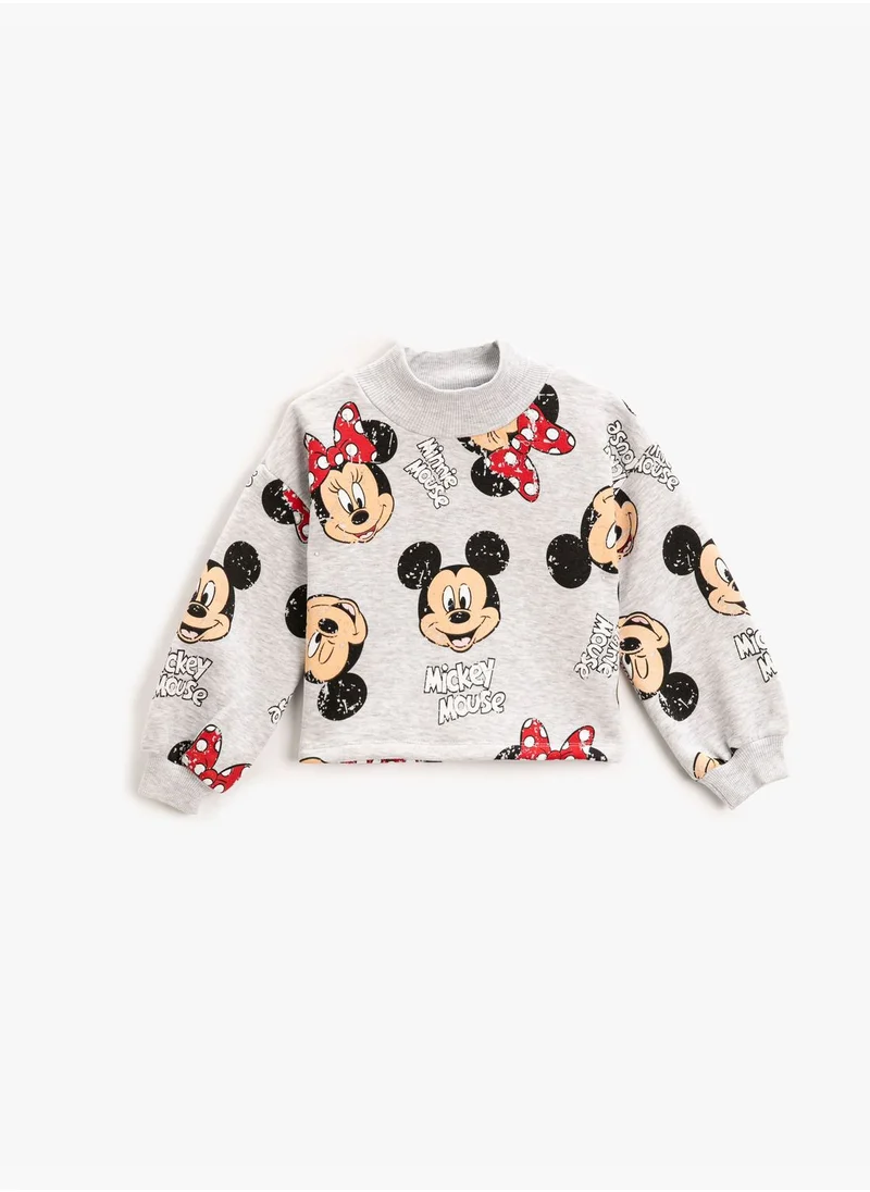 كوتون Minnie Mouse Printed Sweatshirt  Licensed