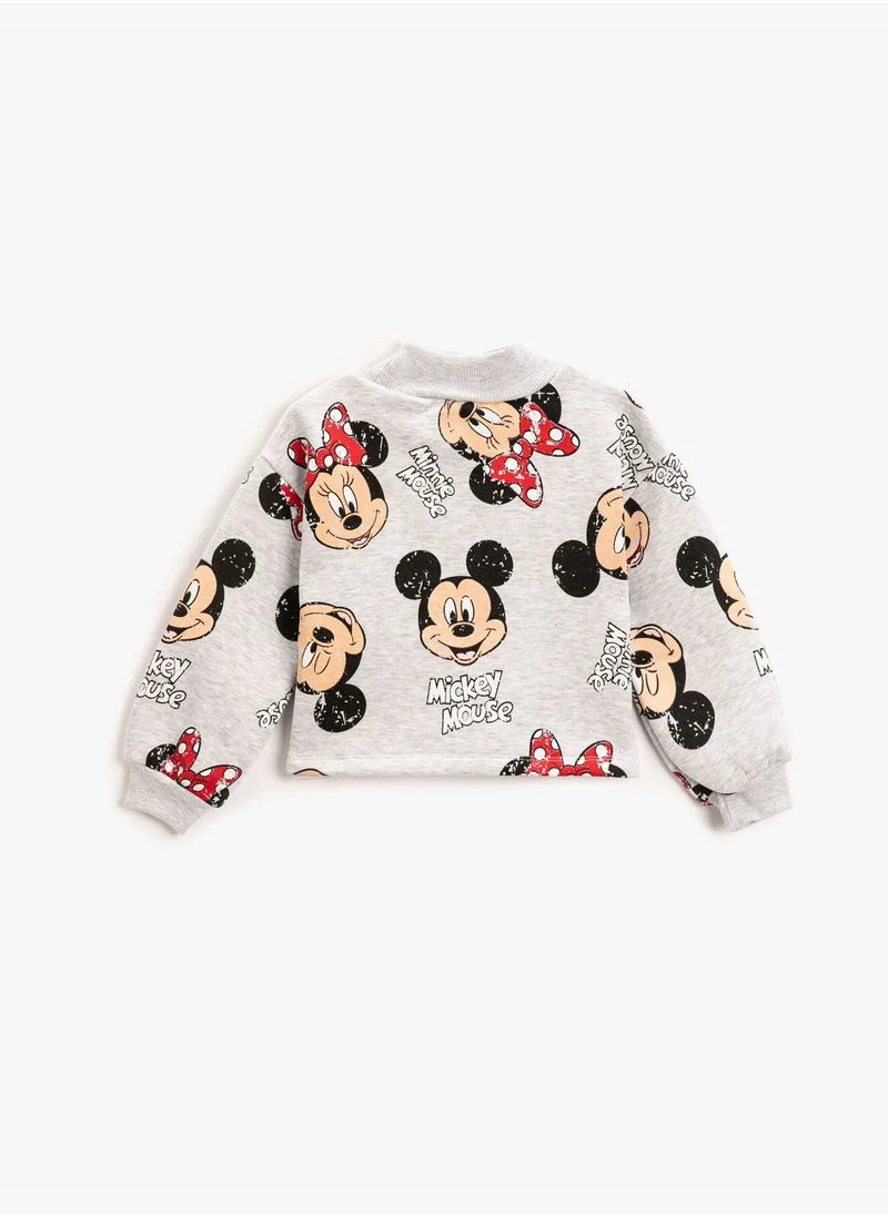 كوتون Minnie Mouse Printed Sweatshirt  Licensed