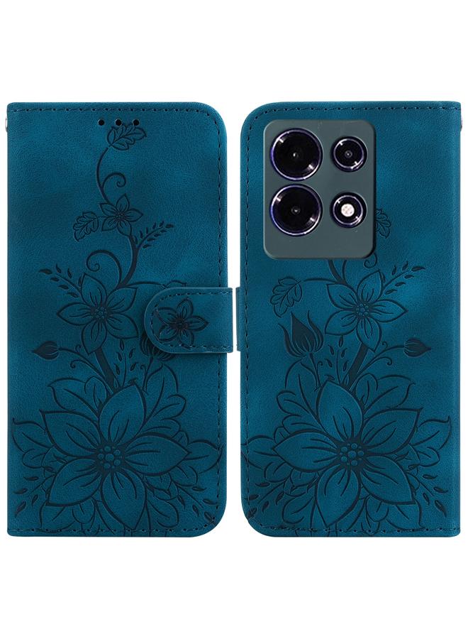 Zaboon Case For Infinix Note 30 Lily Embossed Leather Phone Case - Image 1