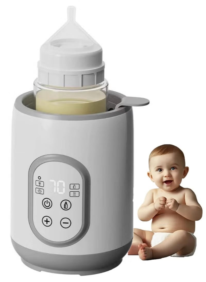 Baby Bottle Warmer, Breast Milk Warmer, Fast and Versatile Bottle Sterilizer and Food Warmer With Smart Temperature Control and Timer, Suitable For Breast Milk or Formula Milk, With Defrost, Keep Warm, Warm Baby Food Jar Functions - Image 3