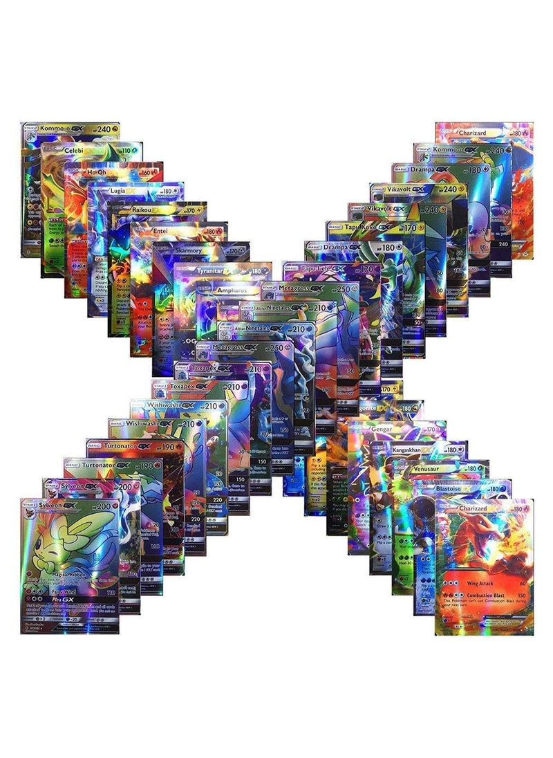 MissTiara - Pokemon Cards 100 PCS Charizard Cards Deck Box(95GX+5Mega) - Image 1