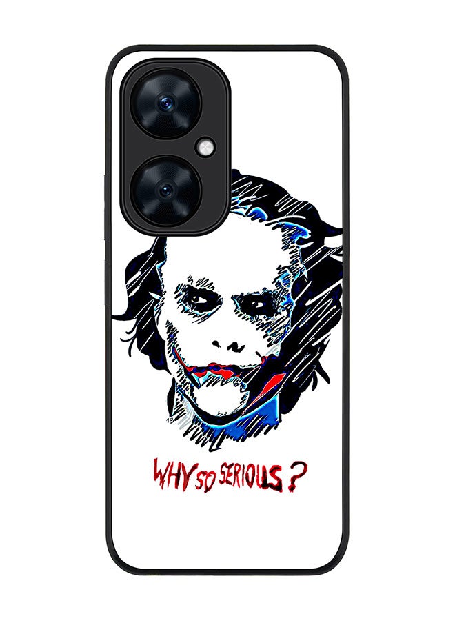 Stylizedd Rugged Black Edge case for Huawei nova 11i , Slim fit Soft Case Flexible Rubber Edges Anti Drop TPU Gel Thin Cover - Why So Serious - Image 1