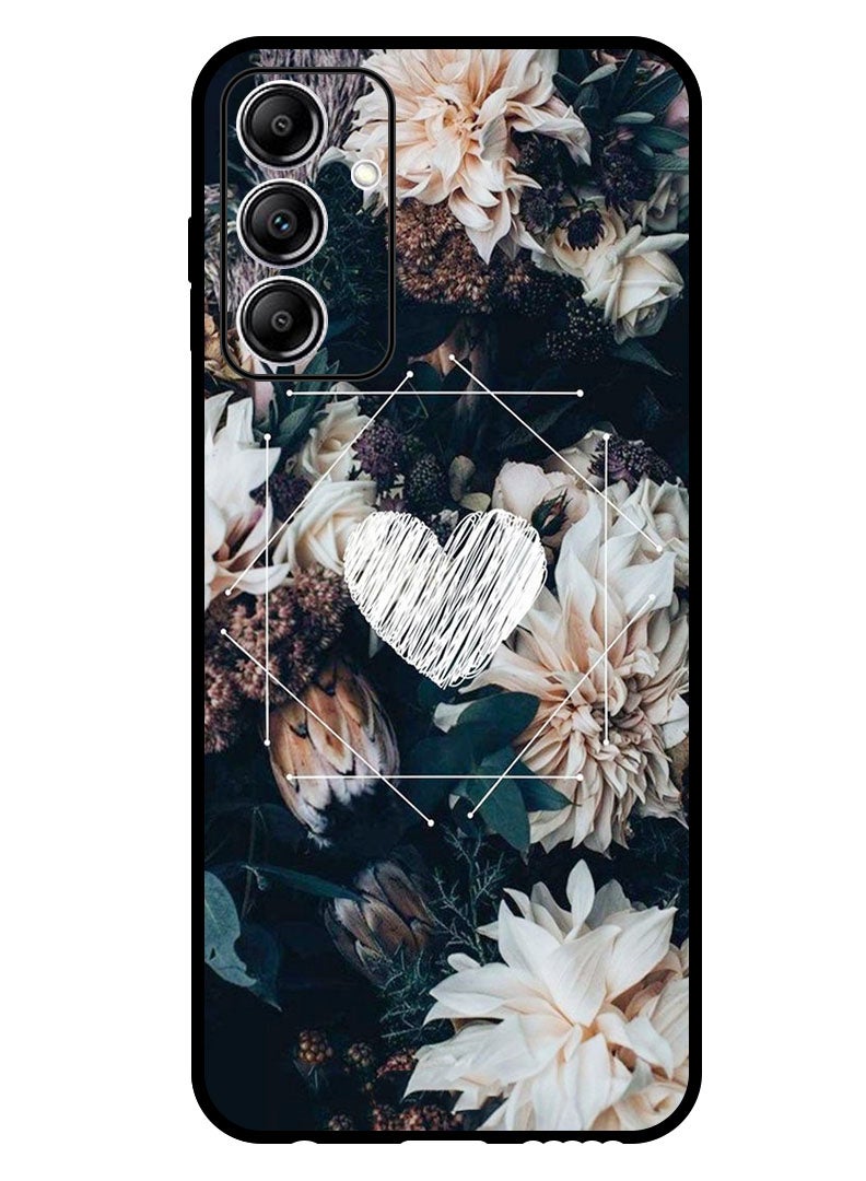 Theodor Protective Case Anti Scratch Shock Proof Bumper Cover For Samsung Galaxy A15 Heart In Center - Image 1