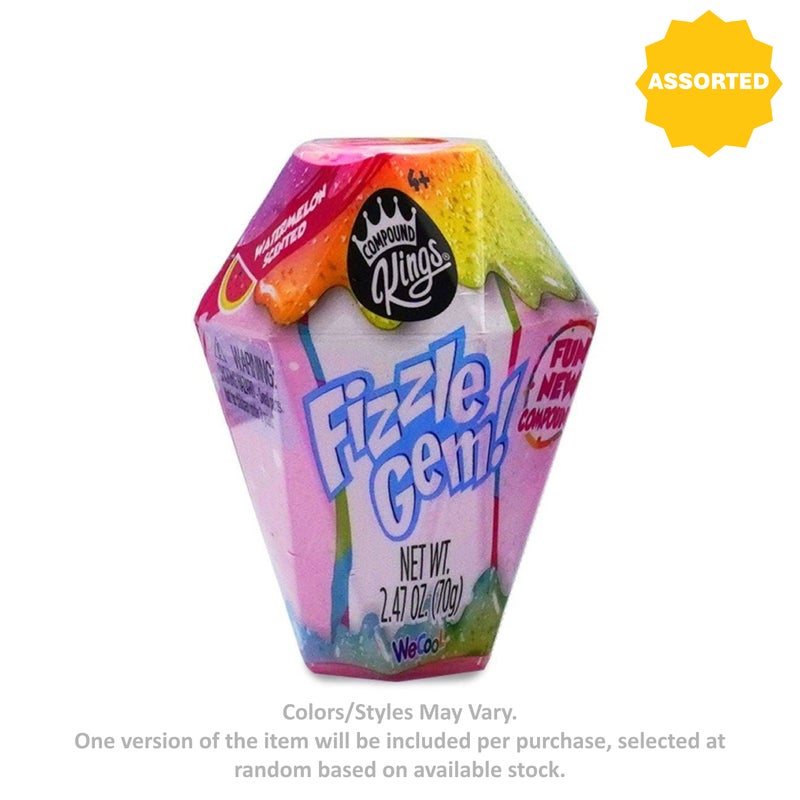 Compound Kings Fizzle Gem! Scented Slime Jar (70 g, Assorted) - Image 2