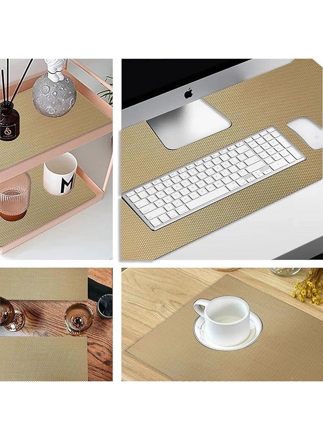 GripEasy Eva Multipurpose Shelf Liners Mat Roll - 50 Cm X 5 M Beige Food Grade Eva - Kitchen Drawer, Cupboard, Dining, Almirah Shelf (Diamond Texture) - Image 4