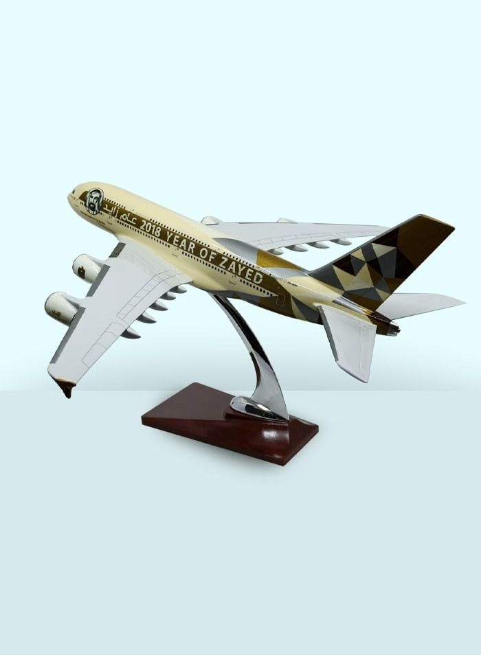فايتر جيفتس A380 Etihad Zayed Resin Model 1:200 Scale - Image 3