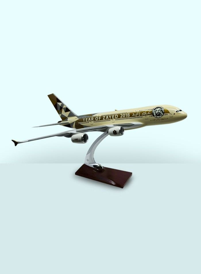فايتر جيفتس A380 Etihad Zayed Resin Model 1:200 Scale - Image 2