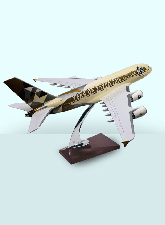 فايتر جيفتس A380 Etihad Zayed Resin Model 1:200 Scale - Image 4