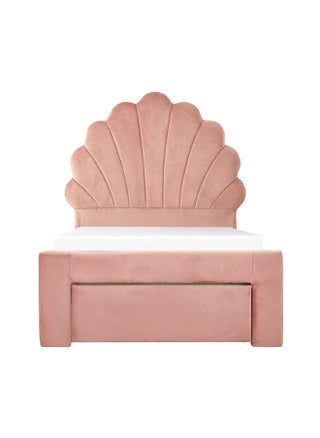 Halmstad Seashell Single Upholstered Bed With Drawer - pzsku/Z5E8670EBE0D86A6B2383Z/45/_/1652357051/76ad9802-cd9a-4313-92a9-5017087cf402