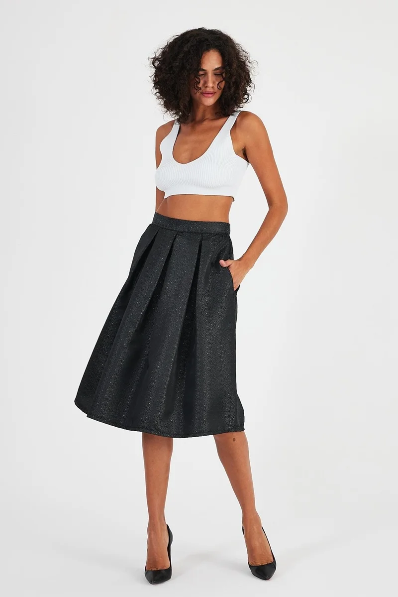 Alexander Gardi Alexandergardi Side Pocket Pleated SKIRT(B24-701402)