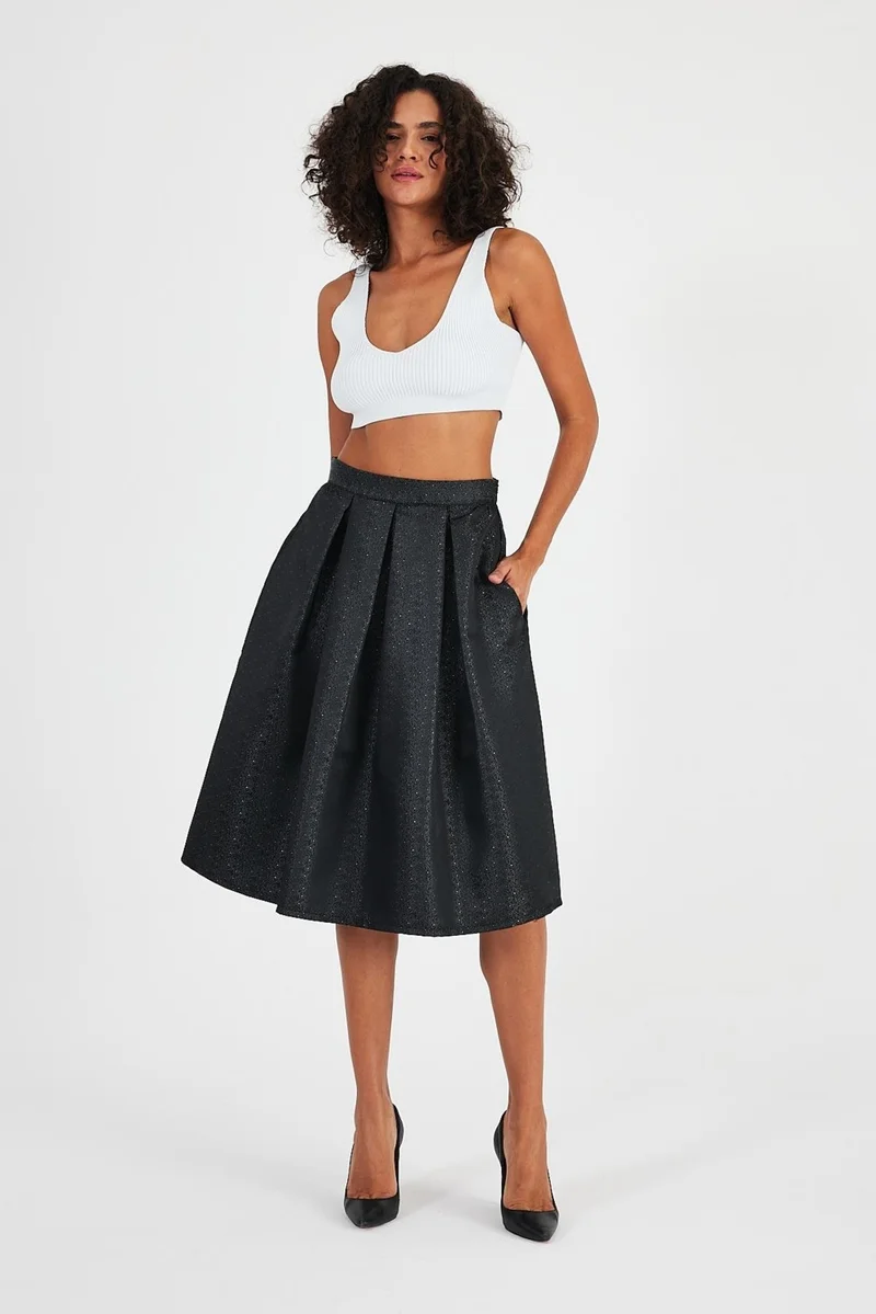 Alexander Gardi Alexandergardi Side Pocket Pleated SKIRT(B24-701402)