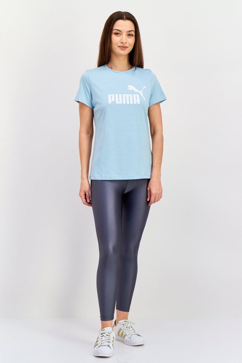 PUMA Women Sportswear Fit Short Sleeves Training T-shirt, Turquoise - Image 4