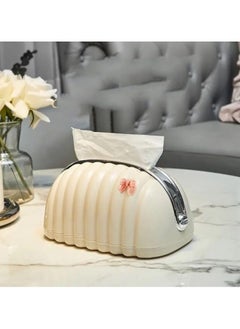 QSHOP QSHOP® Tissue Box Bag Tissue Box Tissue Holder Paper Towel Dispenser for Office Home Restaurant Cafe Hotel Hospital Tissue Storage Case  - Image 1