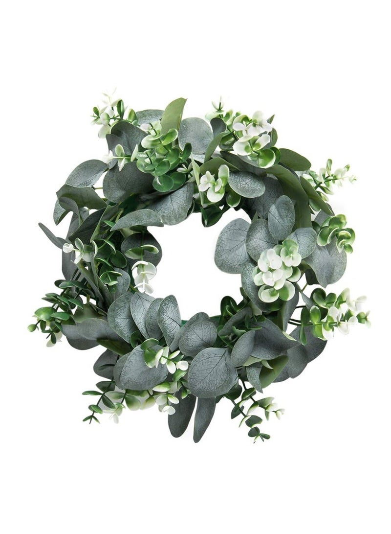 واي آند دي SYOSI, Artificial Eucalyptus Wreath Decorate for House Wall Window Door - Image 1