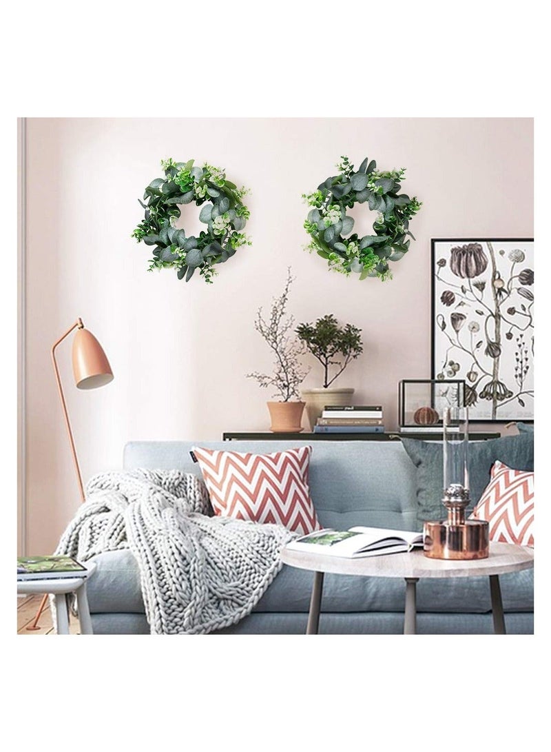 واي آند دي SYOSI, Artificial Eucalyptus Wreath Decorate for House Wall Window Door - Image 2