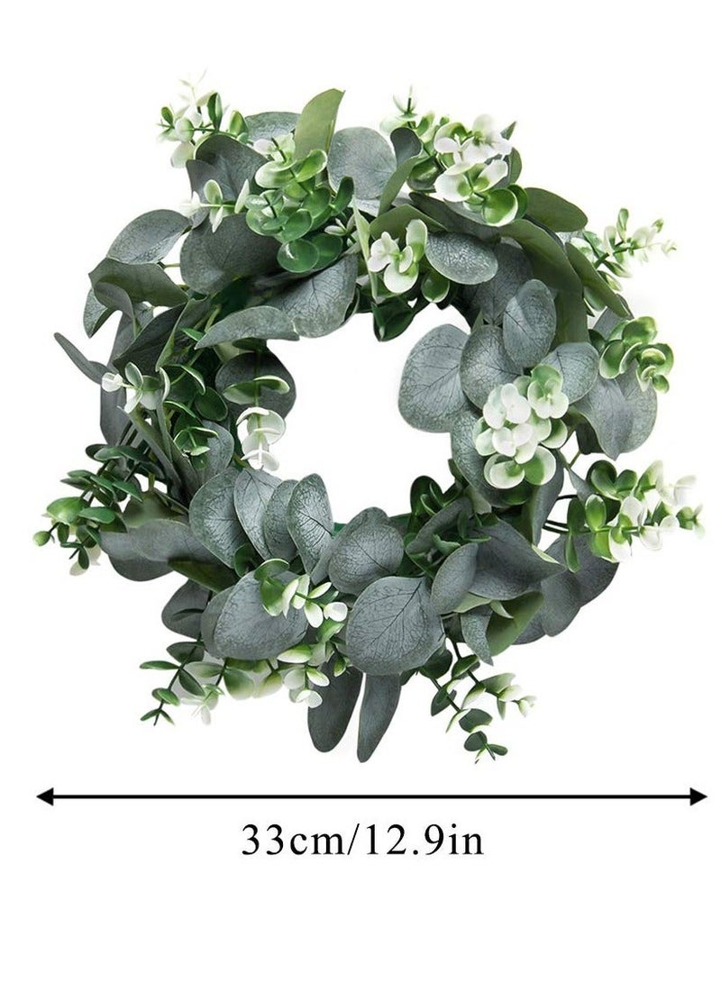واي آند دي SYOSI, Artificial Eucalyptus Wreath Decorate for House Wall Window Door - Image 3