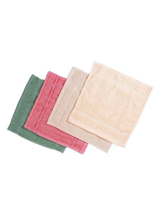 ORAS Premium Pack of Liner Cotton Pieces Face Towel | Printed Hanky | Handkerchief | Napkins | Ultra Soft | Extra Absorbent, Small Size: 30' × 30' cm (Multi, Pack of 6) - Image 2