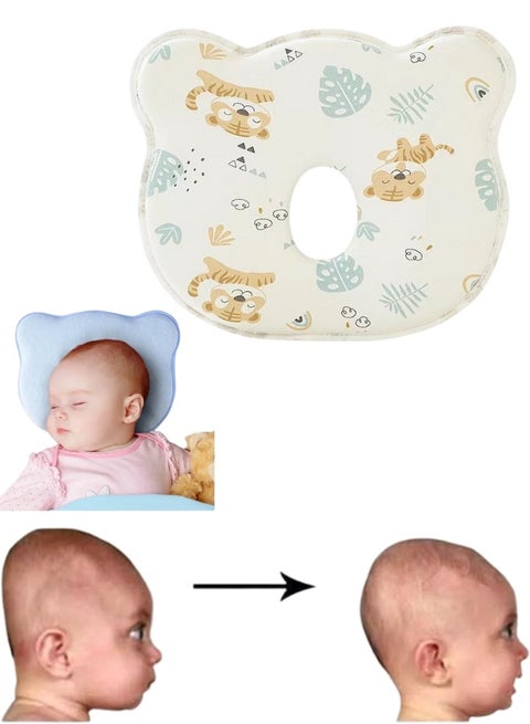 Toddler Pillow, Baby Pillow with Cotton & Down Alternative Fill for Baby Crib & Toddler Bed- Neck Pillow for Kids as Nursery Floor Pillow- Toddler Pillows for Sleeping - Random Shape