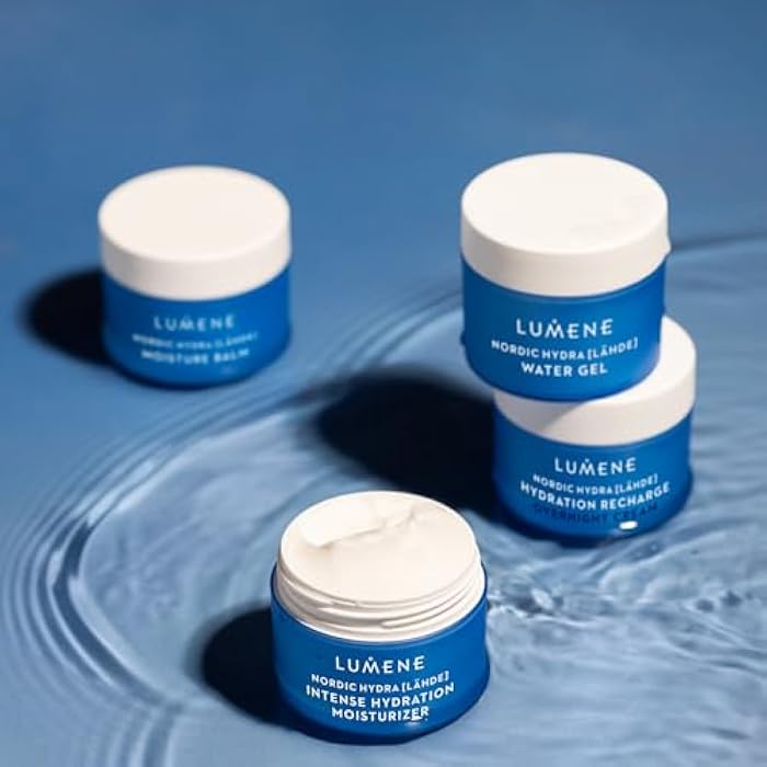 Lumene Nordic Hydra [Lahde] Moisture Balm - Lightweight Face Cream + Dry Skin Hydrating Balm - Organic Nordic Birch Sap, Arctic Spring Water & Plumping Hyaluronic Acid (1.7 oz) - Image 4