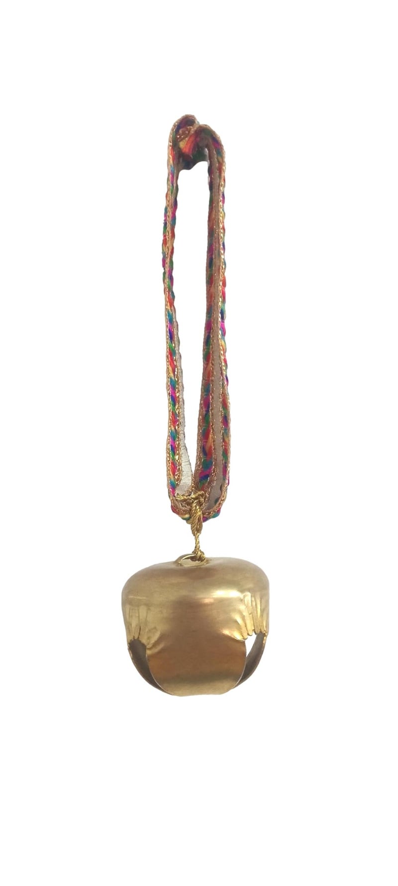 ATHZ Decor Hanging with Golden Brass Bell Embellishment Christmas Ornaments for Xmas Christmas Tree Style Christmas Tree Decorations Home Decoration (17 cm) - Image 1