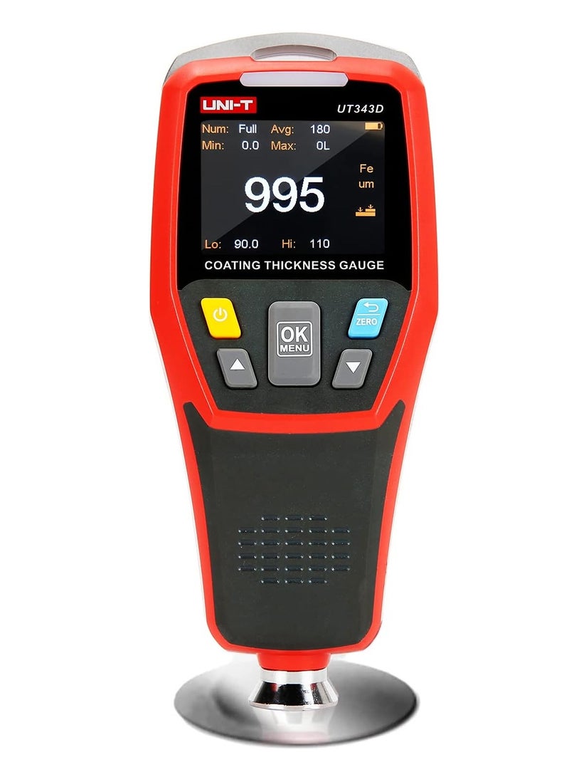 UNI-T UT343D Digital Coating Gauge Meter Thickness Tester with USB Data Function Car Detector Automotive Coating Refinishing Cars Paint Tester Meter  - Image 3