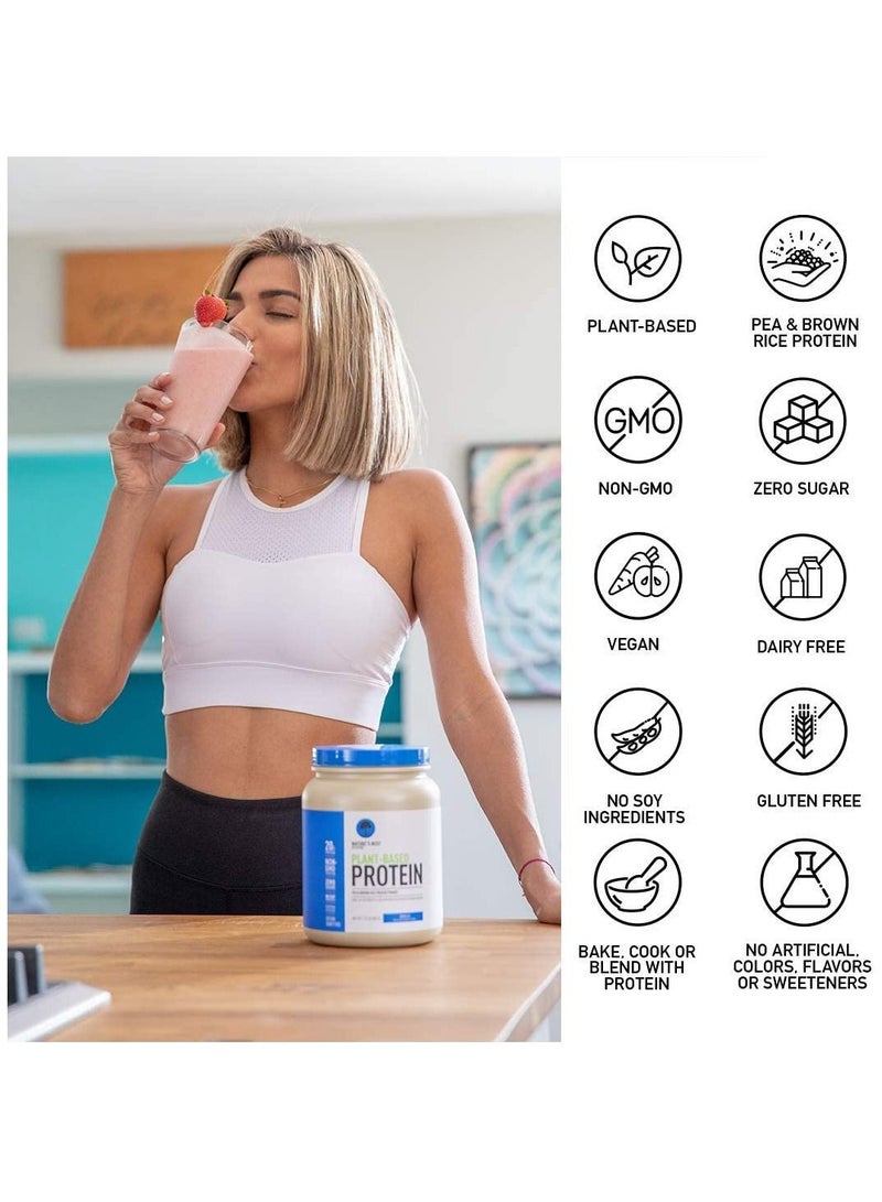 آيزوبيور مسحوق بروتين نباتي نباتي من Nature's Best 20 وجبة 1.37 رطل - Image 3