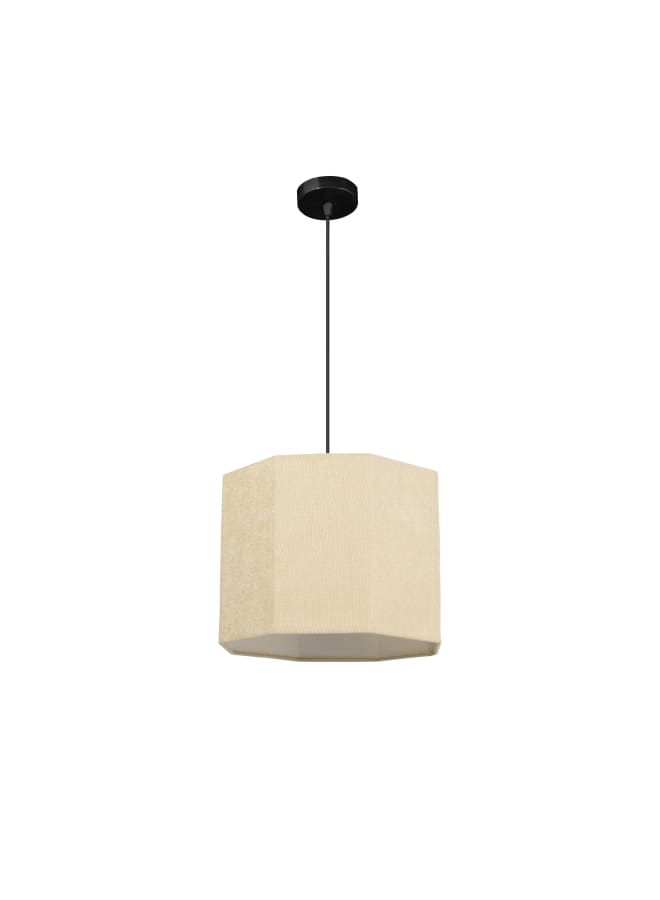 El Rawda Lighting Shaboa Pendant, Distinctive And Modern Shape | modern decorative LED E27 pendant light ceiling lamp hanging | suitable for any room | Color: Light Beige | Size: 70x30x30 cm