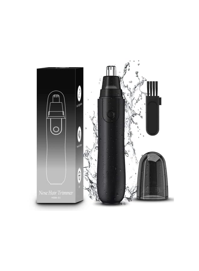 Excefore And Ear Hair Trimmer Painless Nose Trimmer Clipper For Men And Women Ear Clipper Hair Removal Trimmer With Ipx5 Waterproof Dual Edge Blades For Easy Cleaning Black - Image 2
