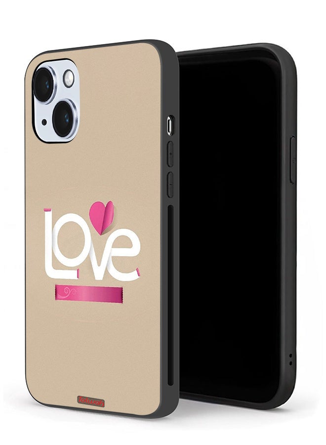 Tolwak Apple iPhone 14 Protective Case Love Art - Image 1