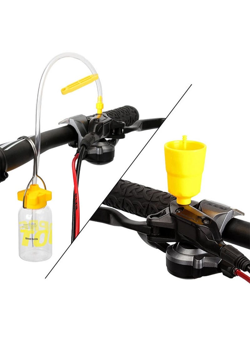 Aikanbo - Mineral Brake Fluid And Hydraulic Disc Brake Bleeder Set, Bicycle Brake Tool Kit, Bicycle Brake Oil, Tools For Shimano, Magura, Tektro, Sram Series - Image 1