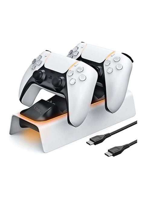 Charger for PS5 Controller, Charging Station Dock for PS5, 3 Hour Fast Type-C Charging,Charging Station for Playstation 5 with LED Indicators, High-Speed Fast Charging Dock for PS5 Controller
