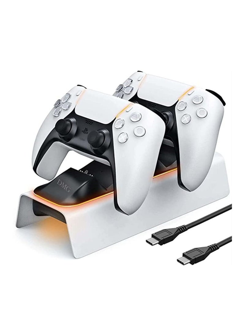 Generic - Charger for PS5 Controller, Charging Station Dock for PS5, 3 Hour Fast Type-C Charging,Charging Station for Playstation 5 with LED Indicators, High-Speed Fast Charging Dock for PS5 Controller - Image 1