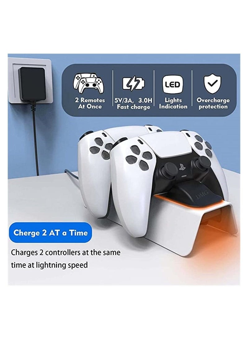 Generic - Charger for PS5 Controller, Charging Station Dock for PS5, 3 Hour Fast Type-C Charging,Charging Station for Playstation 5 with LED Indicators, High-Speed Fast Charging Dock for PS5 Controller - Image 1