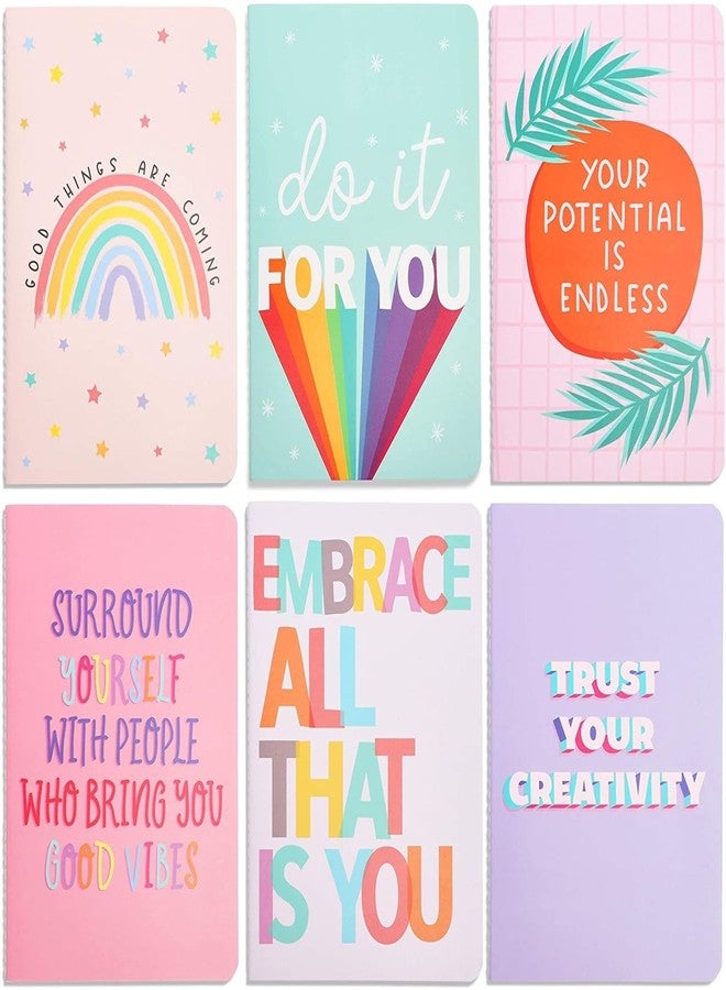 Paper Junkie Uplifting Inspirational Journal Notebooks (5.5 x 8.3 in, 6 Pack) - Image 1