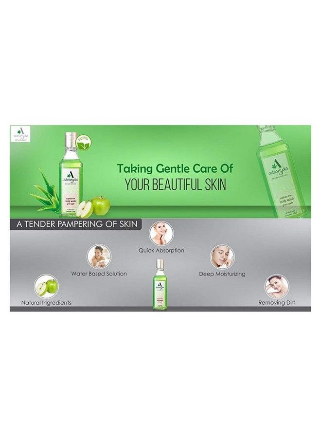 Aaranyaa Sulphate Free Body Wash Green Apple (250 Ml) Gentle Shower Gel With Amino Fruit Extract From Aleo Vera Neem & Green Apple For Nourishment Moisturization And Skin Conditioning  - Image 4