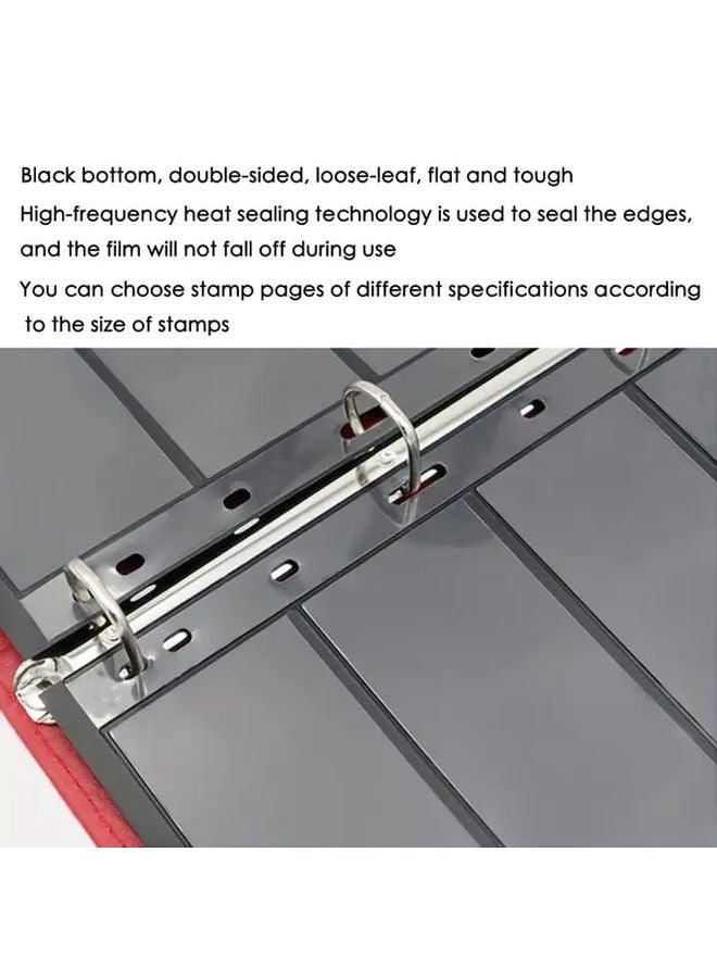 10pcs Colorful Illustrated Stamp Album Binder Pockets 9 Hole Standard Size - Image 5