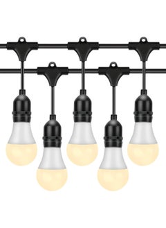 SP SUPER POWER 33FT Outdoor String Lights Commercial Great Weatherproof Strand 10 Meter 20 Hanging Sockets Decorative Lights for Outdoor Garden(10M With 9W LED Bulbs Warm White)  - Image 1