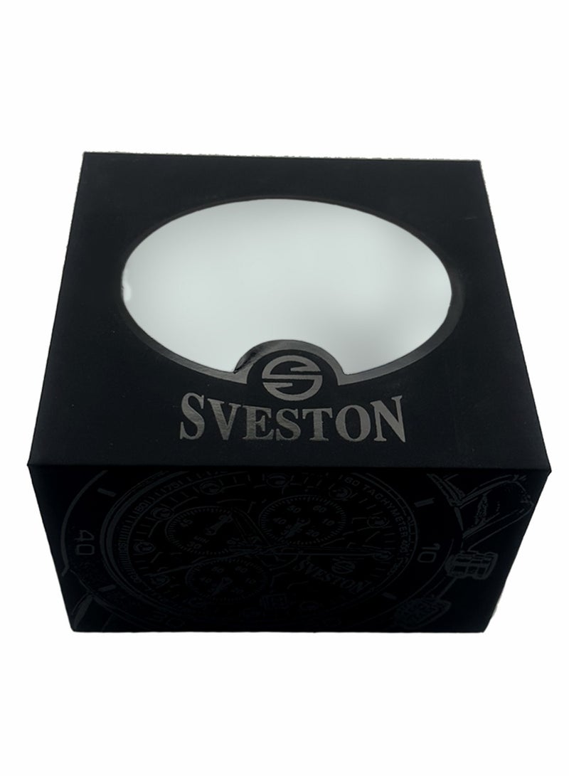 Sveston Couple Quartz Set Watch 40mm & 28mm Blue Dial SV7483-D - Image 3