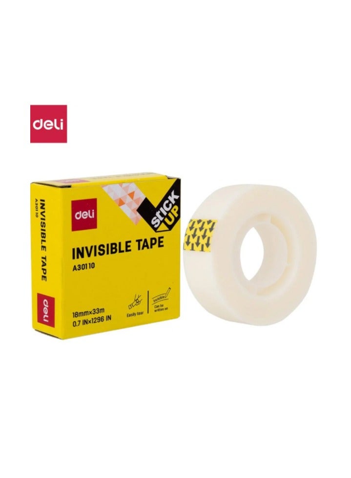 Deli Pack Of 6 Invisible Tape Clear  - Image 1