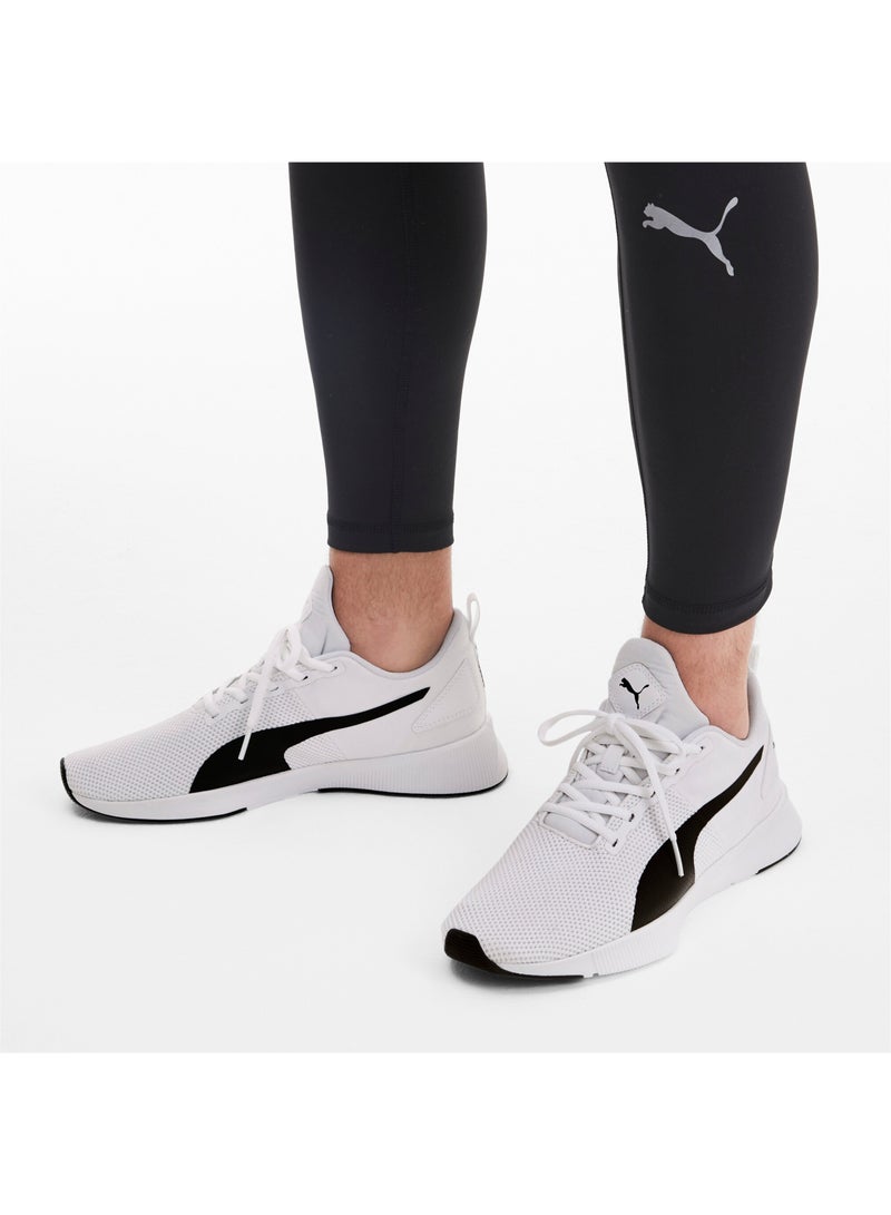 PUMA Flyer Mens White Running Shoes - Image 2