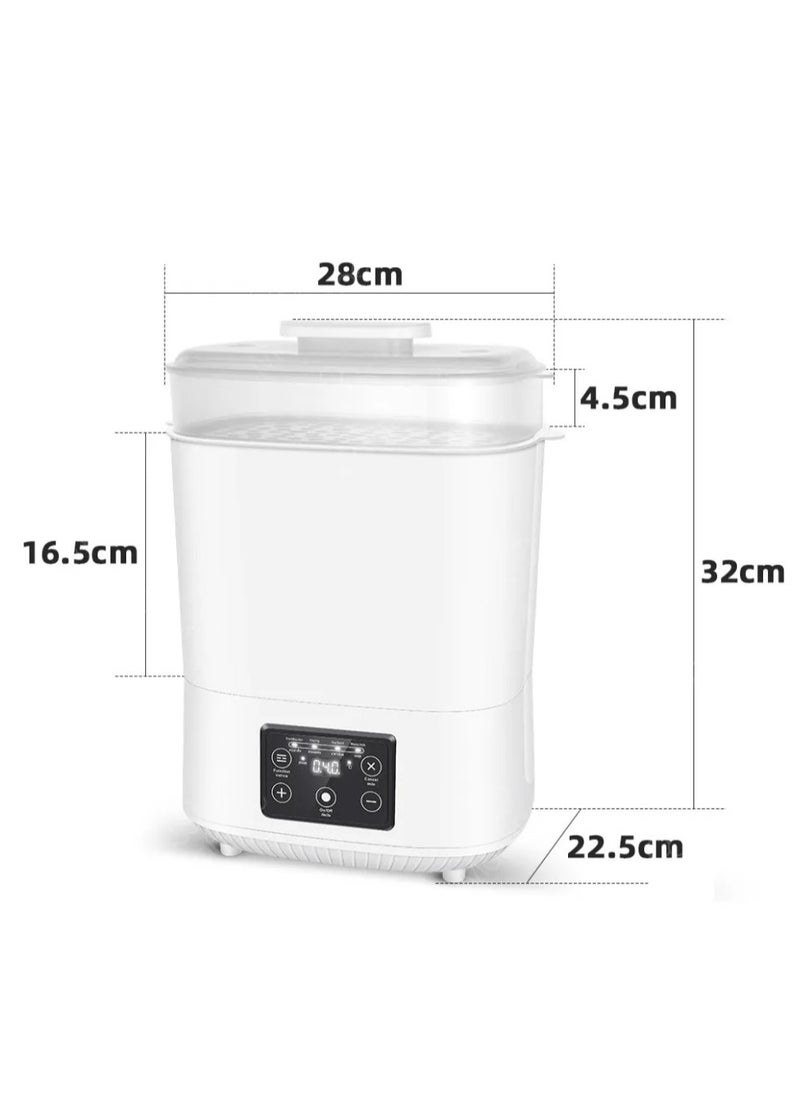 Joyelink Baby Bottle Sterilizer, Electric Steam Bottle Sterilizer and Dryer, 5 in 1 Baby Milk Warmer Bottle/Sterilizer Universal Fit for All Baby Items Accessories  - Image 5