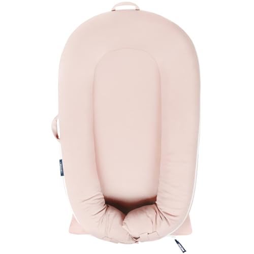 MEXXI Organic Replacement Cover | Premium Quality Spare Cover 100% Organic Cotton | Hypoallergenic | [Fits Dockatot Deluxe + Docks] (Cover Only) (Baby Pink) - Image 1